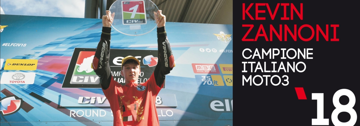 kevin zannoni pilota campione moto 3